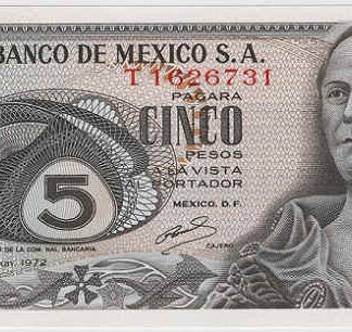 México 5 Pesos 1972