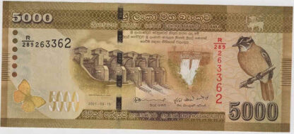 Sri Lanka 5000 Rupias 2021