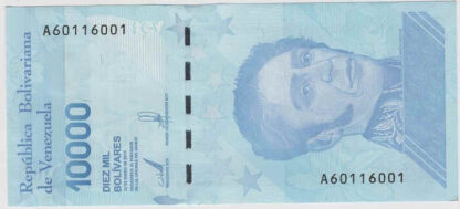 Venezuela 10000 Bolivares 2019
